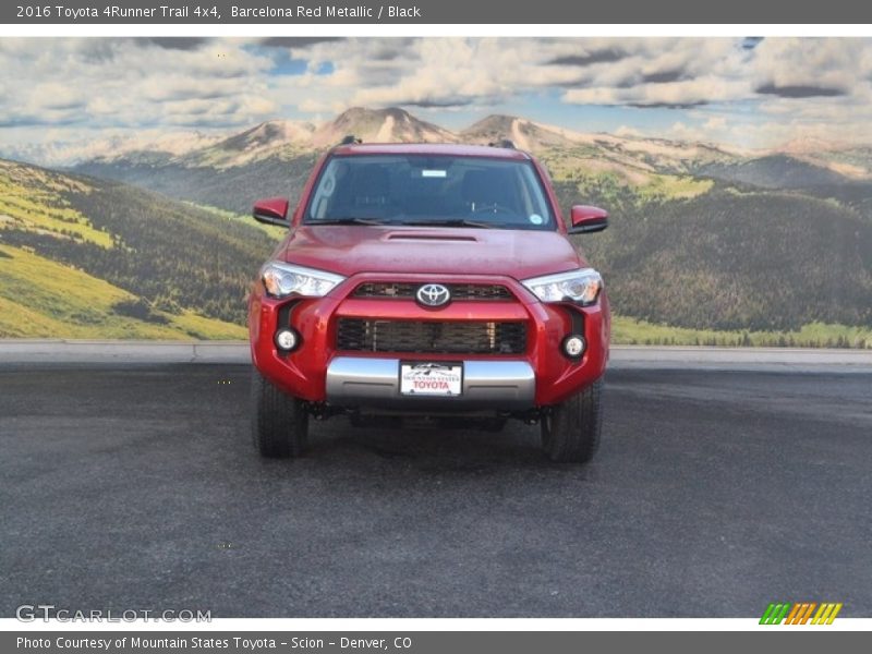Barcelona Red Metallic / Black 2016 Toyota 4Runner Trail 4x4