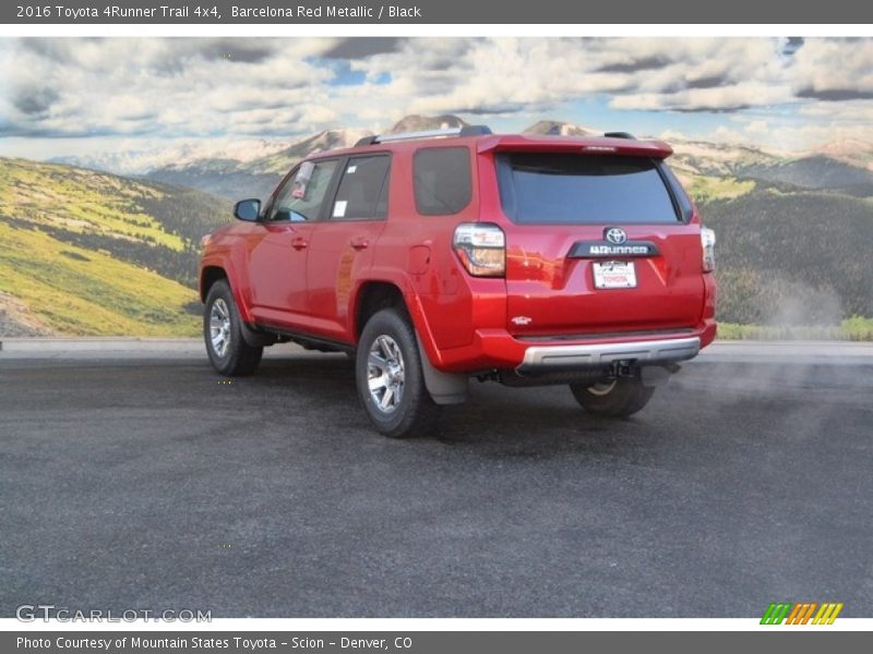 Barcelona Red Metallic / Black 2016 Toyota 4Runner Trail 4x4
