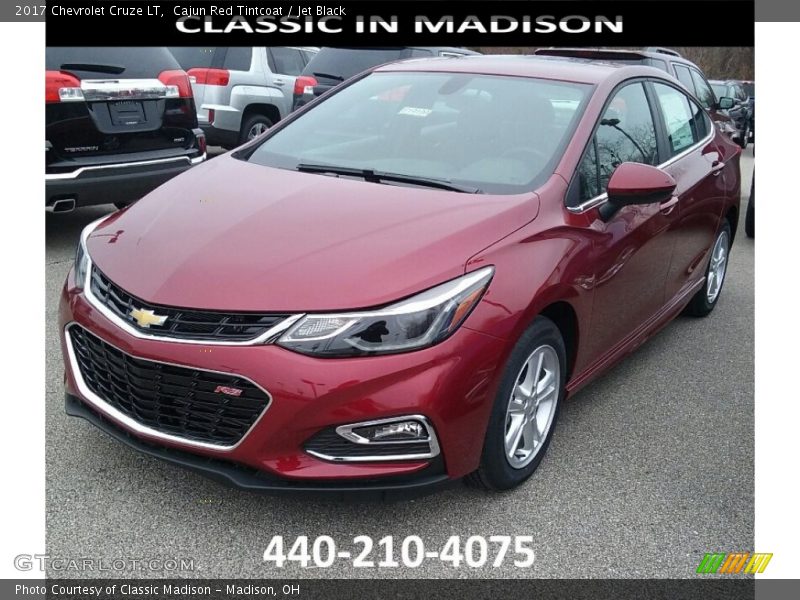 Cajun Red Tintcoat / Jet Black 2017 Chevrolet Cruze LT