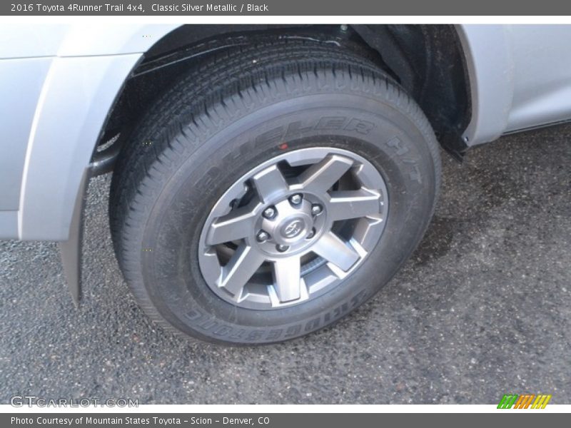 Classic Silver Metallic / Black 2016 Toyota 4Runner Trail 4x4