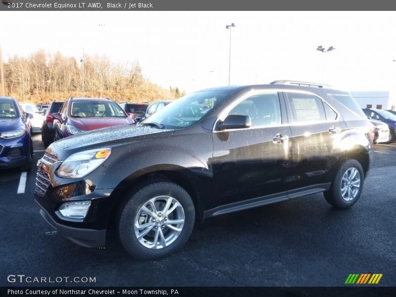 Black / Jet Black 2017 Chevrolet Equinox LT AWD