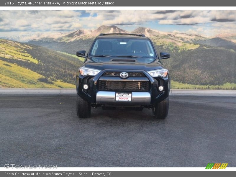 Midnight Black Metallic / Black 2016 Toyota 4Runner Trail 4x4