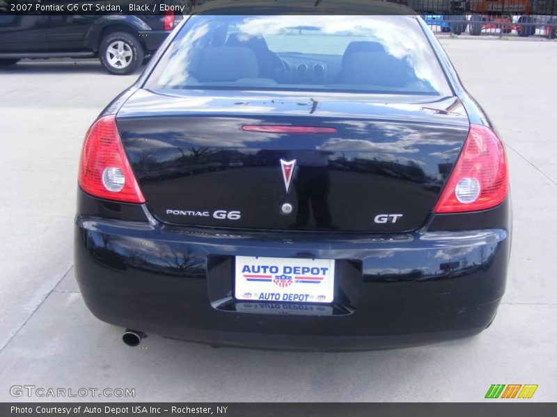 Black / Ebony 2007 Pontiac G6 GT Sedan