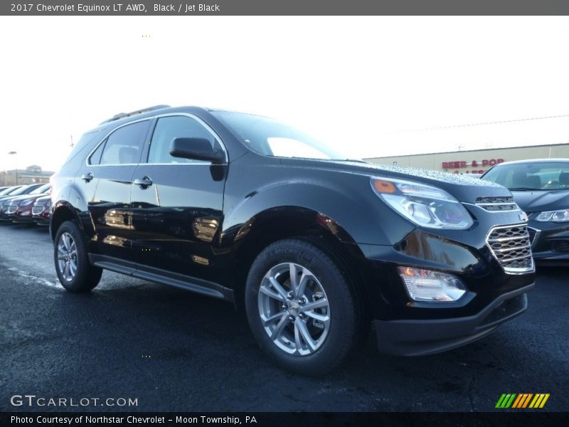 Black / Jet Black 2017 Chevrolet Equinox LT AWD
