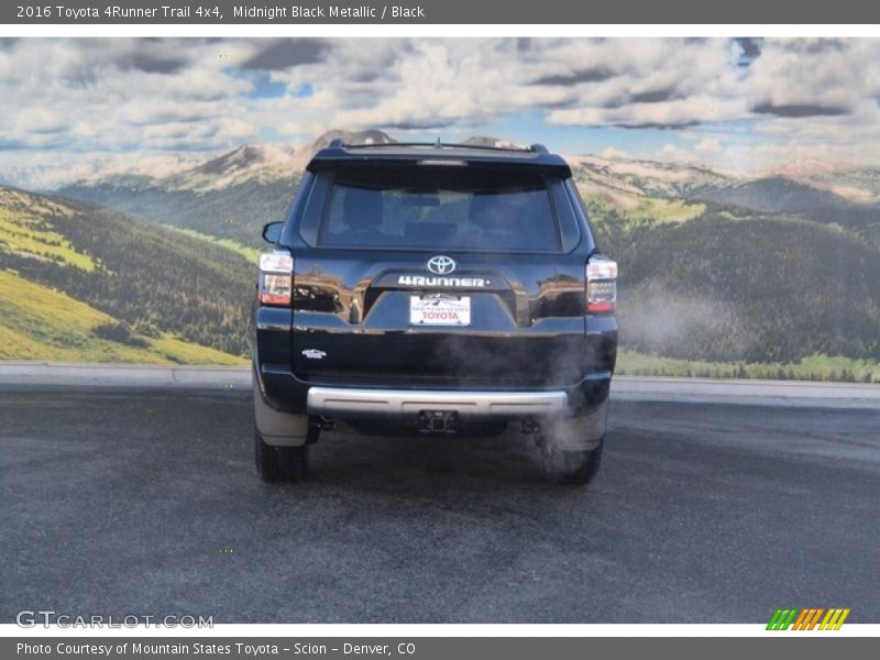 Midnight Black Metallic / Black 2016 Toyota 4Runner Trail 4x4