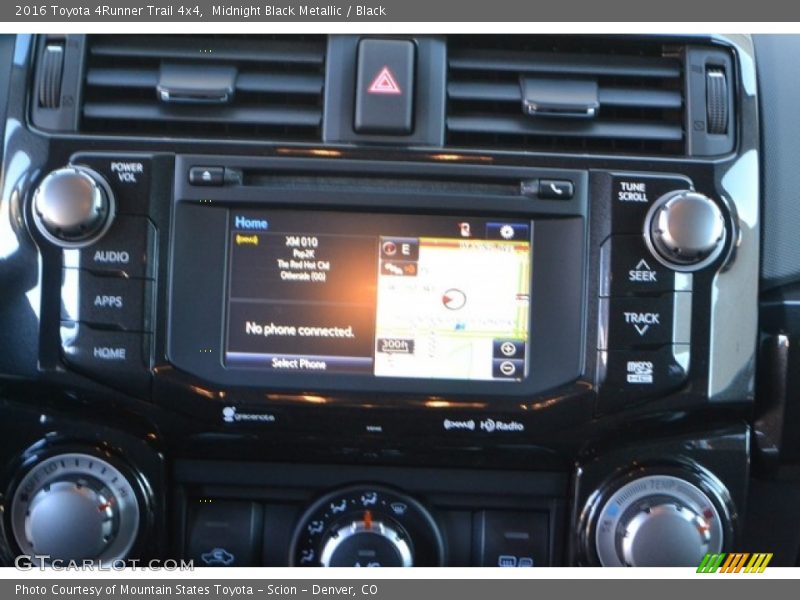 Midnight Black Metallic / Black 2016 Toyota 4Runner Trail 4x4