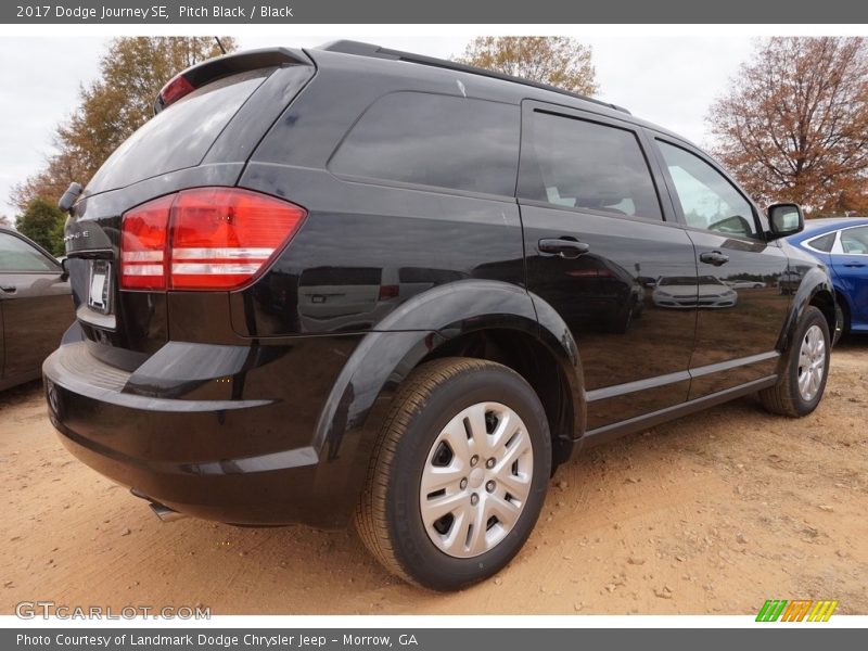 Pitch Black / Black 2017 Dodge Journey SE