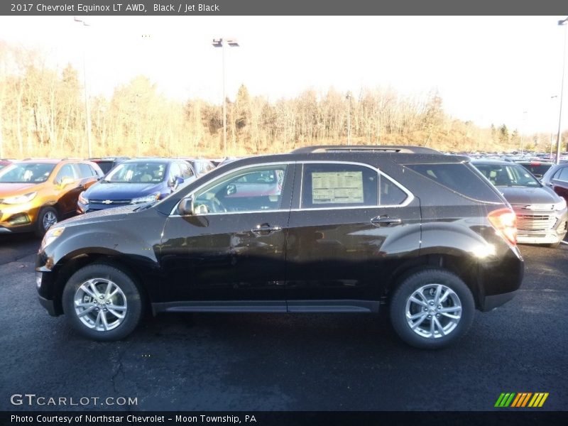 Black / Jet Black 2017 Chevrolet Equinox LT AWD