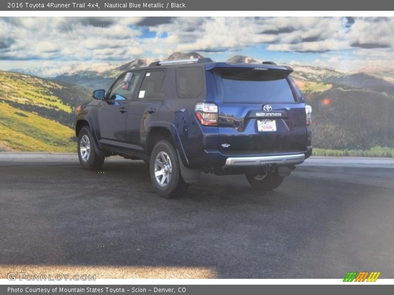 Nautical Blue Metallic / Black 2016 Toyota 4Runner Trail 4x4