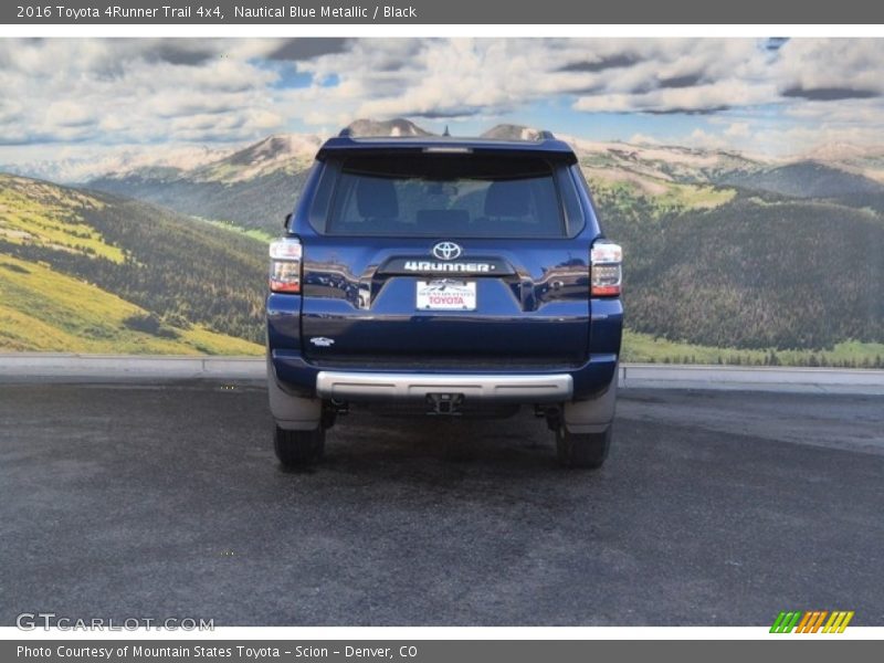 Nautical Blue Metallic / Black 2016 Toyota 4Runner Trail 4x4