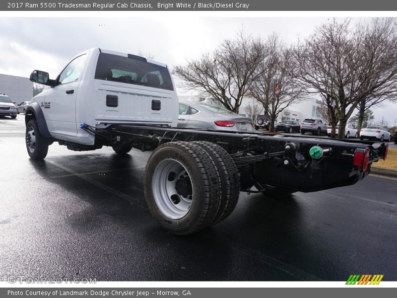 Bright White / Black/Diesel Gray 2017 Ram 5500 Tradesman Regular Cab Chassis