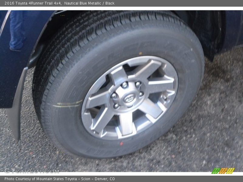 Nautical Blue Metallic / Black 2016 Toyota 4Runner Trail 4x4