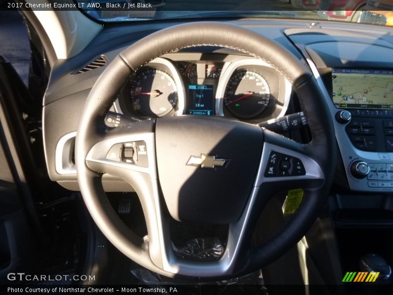 Black / Jet Black 2017 Chevrolet Equinox LT AWD