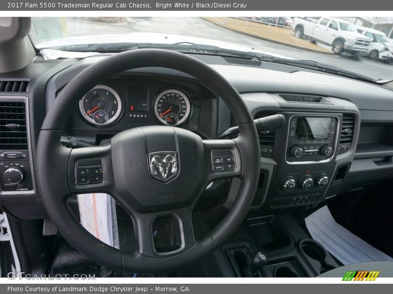 Bright White / Black/Diesel Gray 2017 Ram 5500 Tradesman Regular Cab Chassis
