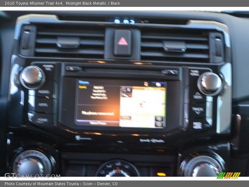 Midnight Black Metallic / Black 2016 Toyota 4Runner Trail 4x4