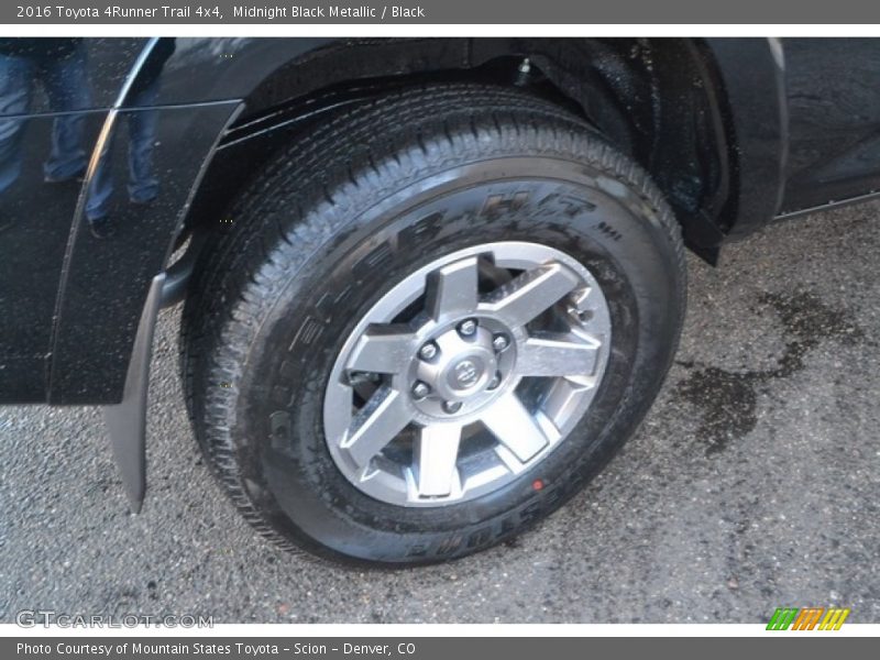 Midnight Black Metallic / Black 2016 Toyota 4Runner Trail 4x4