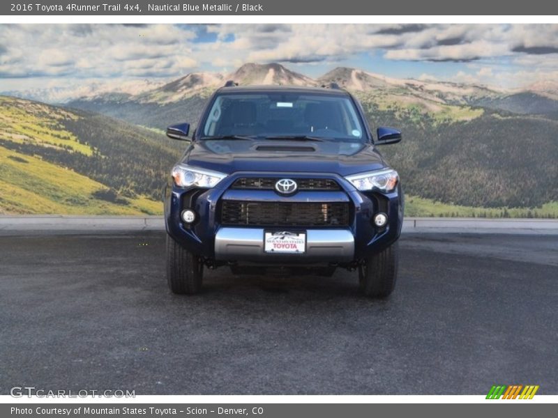 Nautical Blue Metallic / Black 2016 Toyota 4Runner Trail 4x4