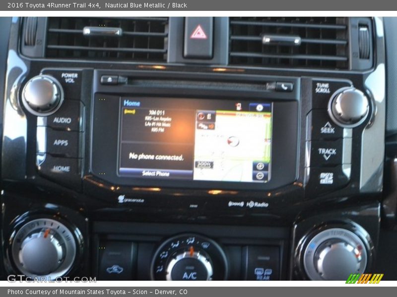 Nautical Blue Metallic / Black 2016 Toyota 4Runner Trail 4x4