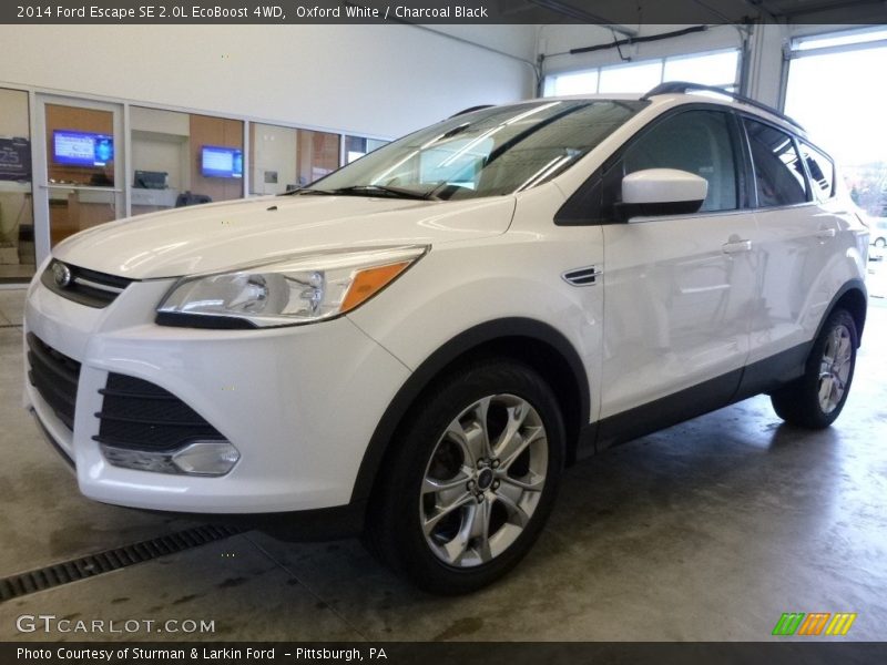 Oxford White / Charcoal Black 2014 Ford Escape SE 2.0L EcoBoost 4WD