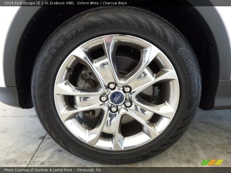Oxford White / Charcoal Black 2014 Ford Escape SE 2.0L EcoBoost 4WD
