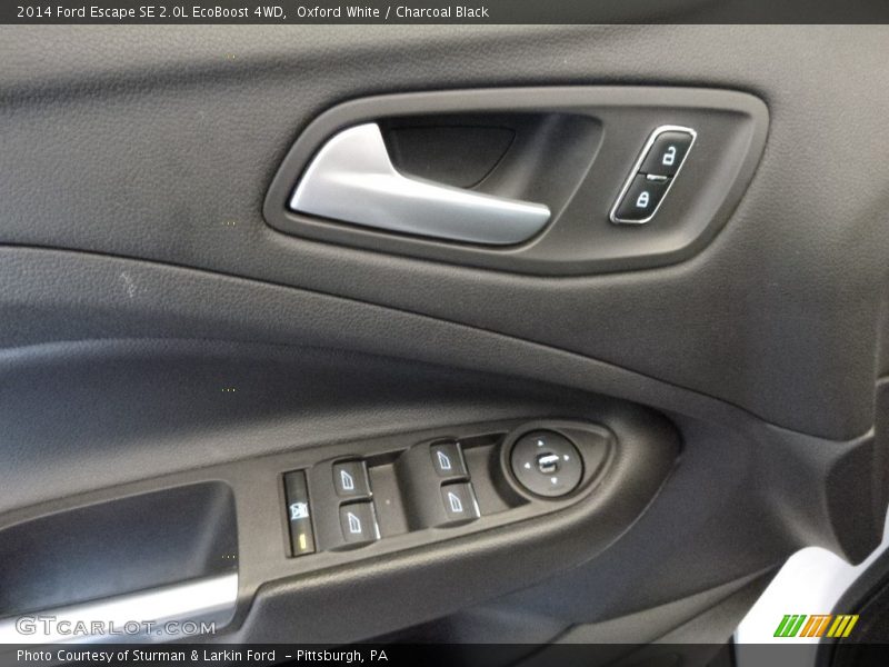 Oxford White / Charcoal Black 2014 Ford Escape SE 2.0L EcoBoost 4WD