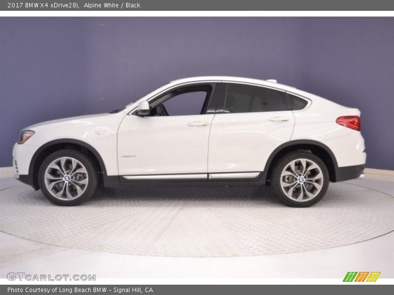 Alpine White / Black 2017 BMW X4 xDrive28i