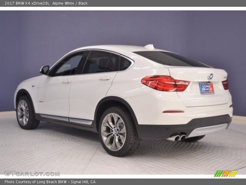 Alpine White / Black 2017 BMW X4 xDrive28i