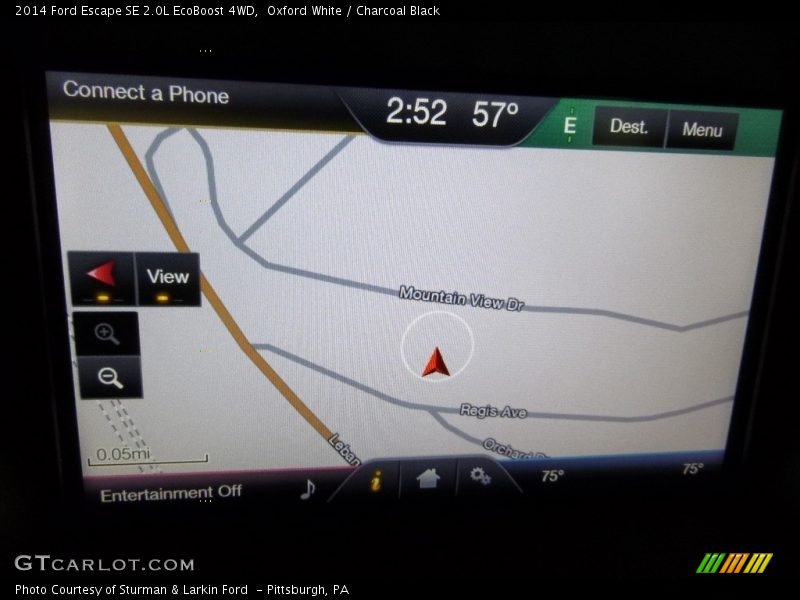 Oxford White / Charcoal Black 2014 Ford Escape SE 2.0L EcoBoost 4WD