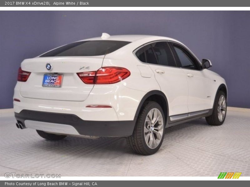 Alpine White / Black 2017 BMW X4 xDrive28i