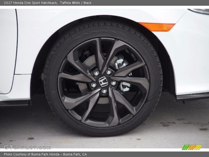 Taffeta White / Black 2017 Honda Civic Sport Hatchback