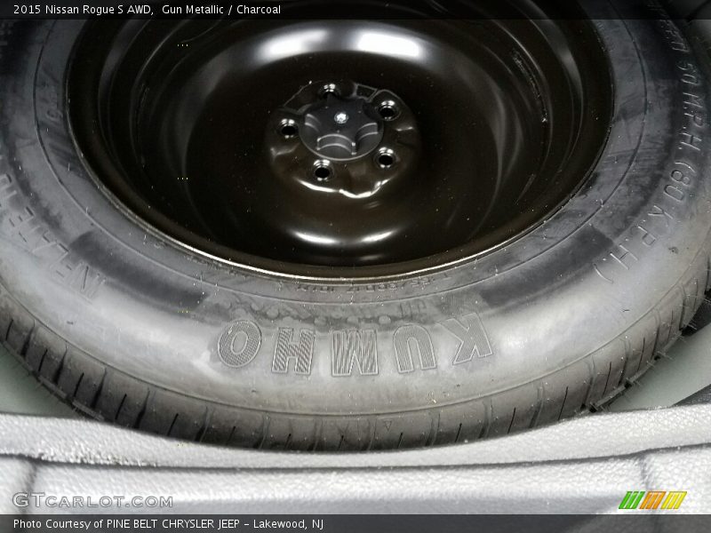 Gun Metallic / Charcoal 2015 Nissan Rogue S AWD