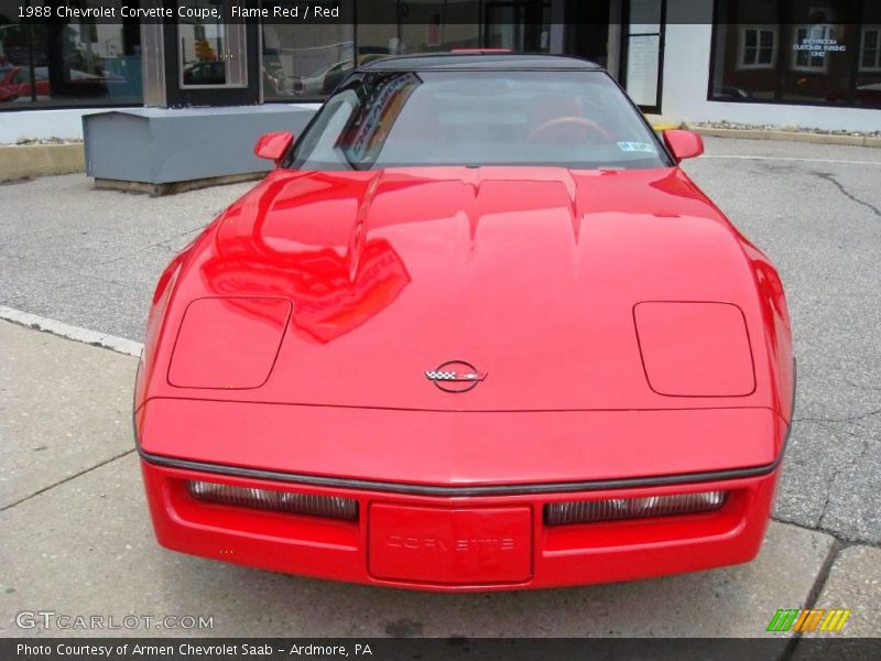Flame Red / Red 1988 Chevrolet Corvette Coupe