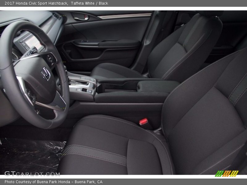 Taffeta White / Black 2017 Honda Civic Sport Hatchback