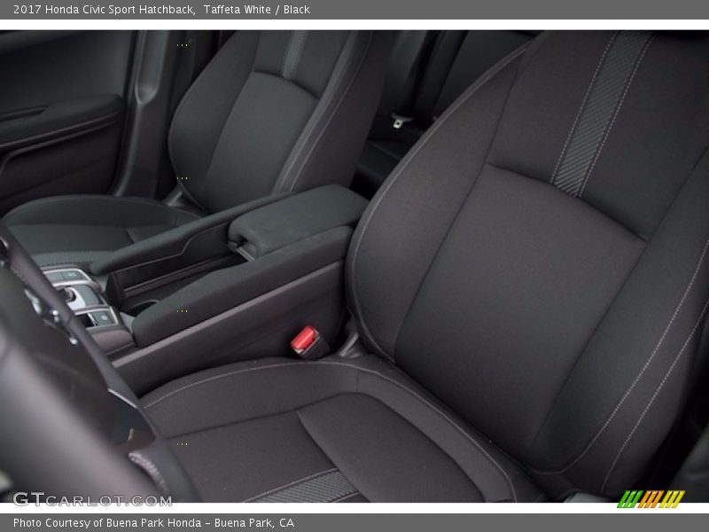 Taffeta White / Black 2017 Honda Civic Sport Hatchback