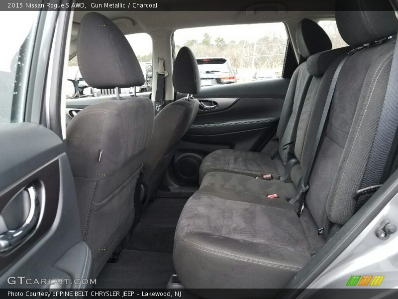 Gun Metallic / Charcoal 2015 Nissan Rogue S AWD