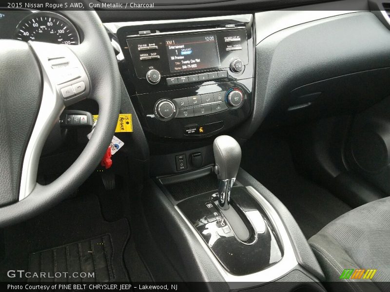 Gun Metallic / Charcoal 2015 Nissan Rogue S AWD