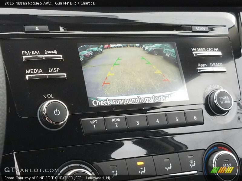 Gun Metallic / Charcoal 2015 Nissan Rogue S AWD