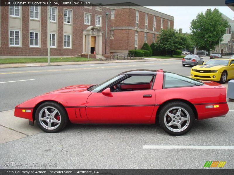 Flame Red / Red 1988 Chevrolet Corvette Coupe