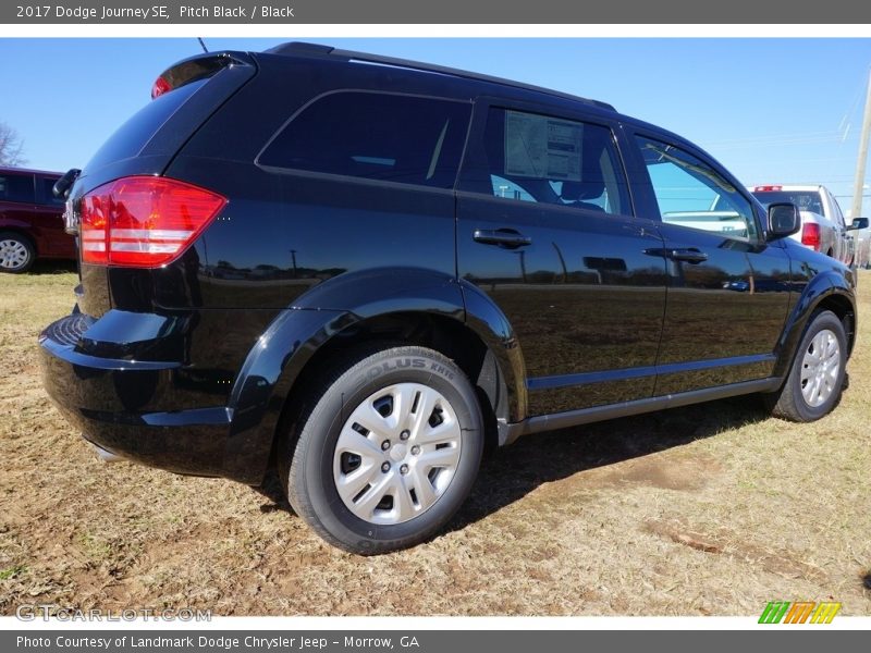 Pitch Black / Black 2017 Dodge Journey SE