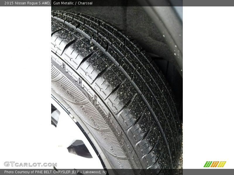 Gun Metallic / Charcoal 2015 Nissan Rogue S AWD