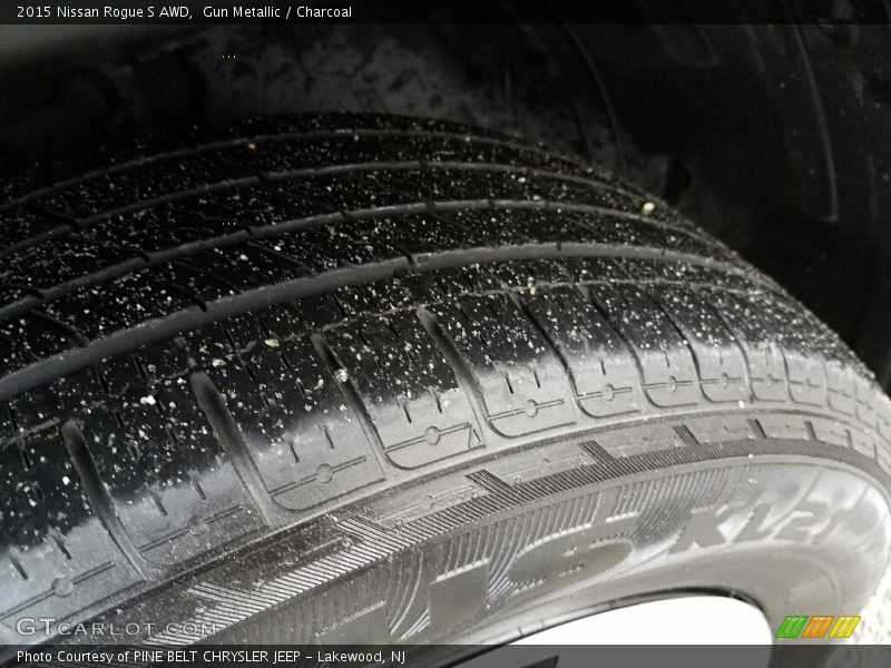 Gun Metallic / Charcoal 2015 Nissan Rogue S AWD