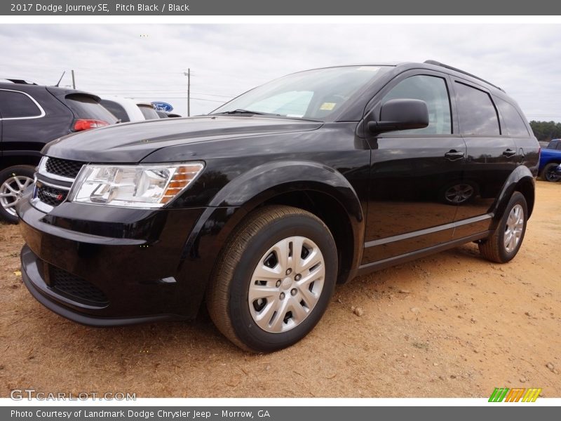 Pitch Black / Black 2017 Dodge Journey SE