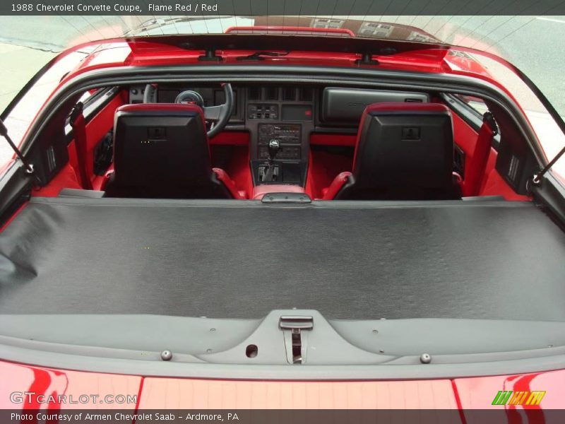 Flame Red / Red 1988 Chevrolet Corvette Coupe