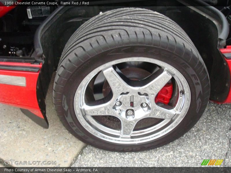 Flame Red / Red 1988 Chevrolet Corvette Coupe