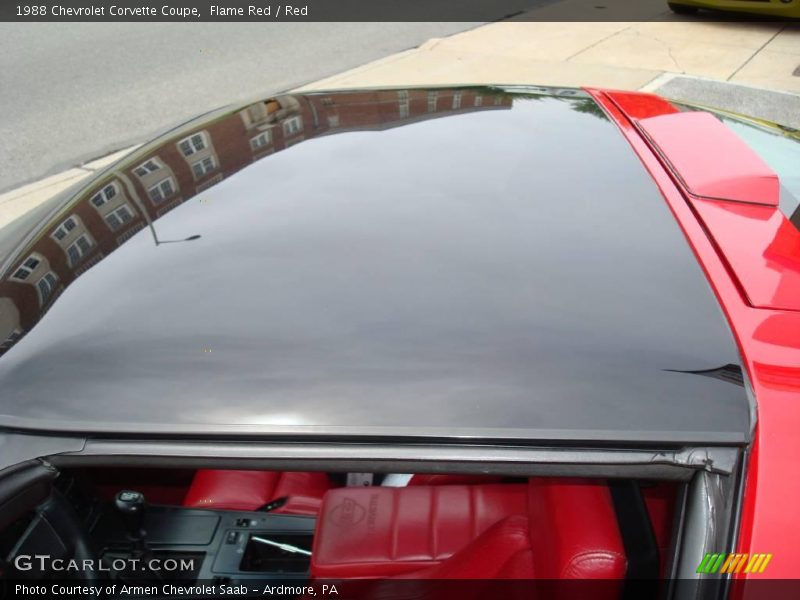 Flame Red / Red 1988 Chevrolet Corvette Coupe