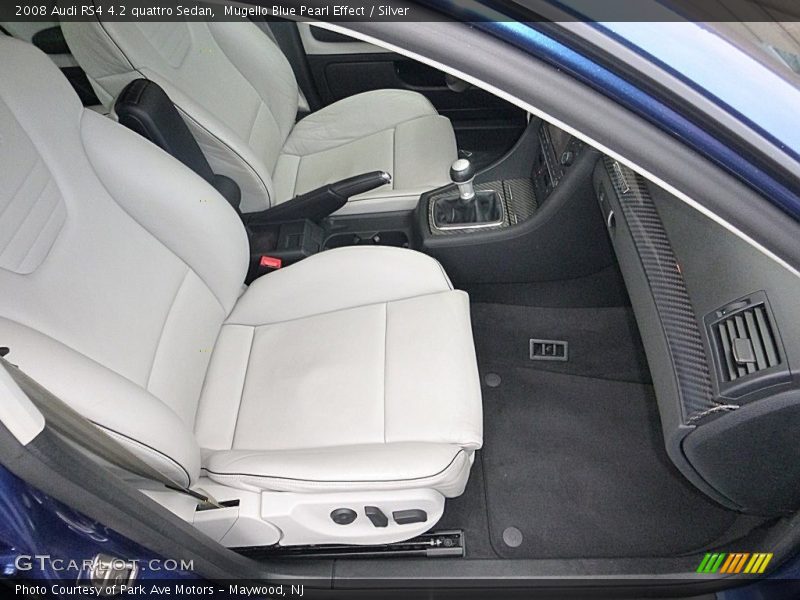 Mugello Blue Pearl Effect / Silver 2008 Audi RS4 4.2 quattro Sedan
