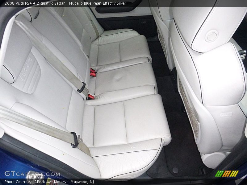 Rear Seat of 2008 RS4 4.2 quattro Sedan