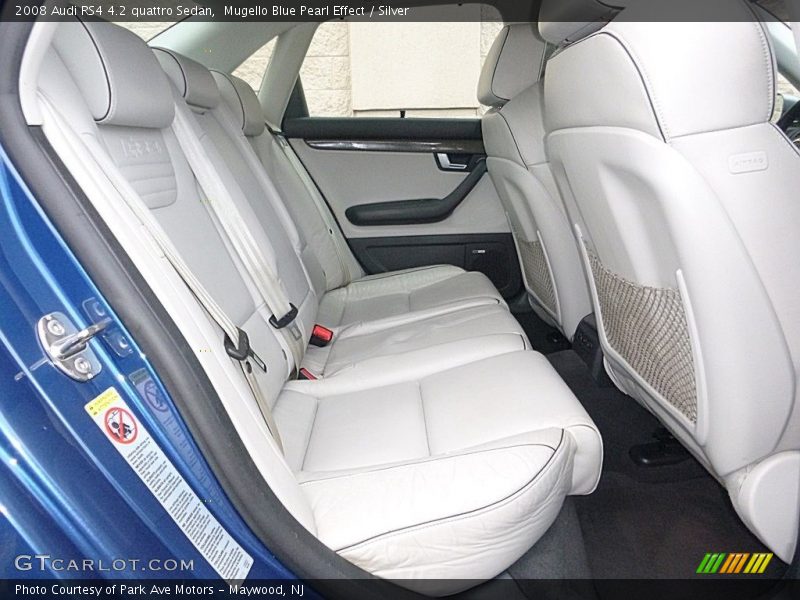 Rear Seat of 2008 RS4 4.2 quattro Sedan