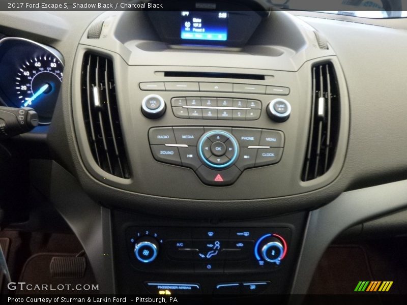 Shadow Black / Charcoal Black 2017 Ford Escape S