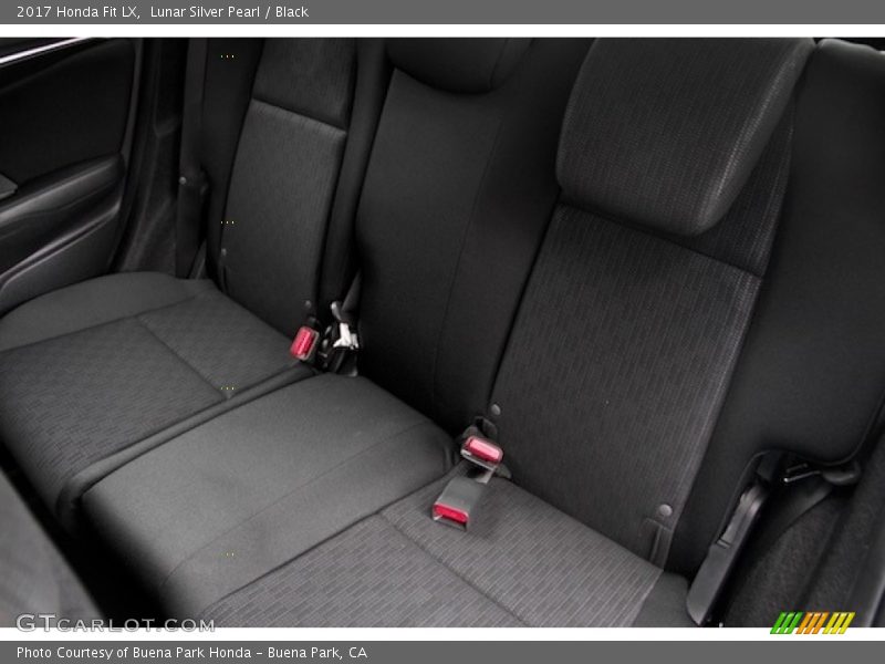 Lunar Silver Pearl / Black 2017 Honda Fit LX